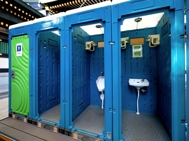 Porta potty delivery and setup in Mountain Lake Park, MD